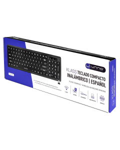 UNNO TECLADO INALAMBRICO NEGRO KB6751BK 