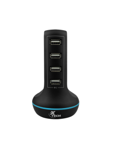 XTECH CARGADOR USB 6 PUERTOS XTA-195 