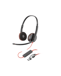 POLY HEADSET BLACKWIRE 3220 STEREO USB-C