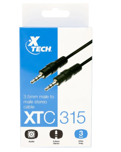 XTECH CABLE AUDIO 3.5MM XTC-315