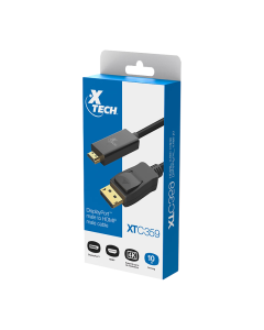 XTECH CABLE XTC-359 I DISPLAY PORT A HDMI