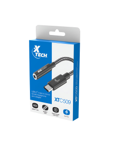 XTECH ADAPTADOR DE JACK 3.5 A USB XTC-509