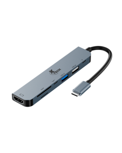 XTECH ADAPTADOR USB-C 7 EN 1 MULTIPUERTO XTC-571
