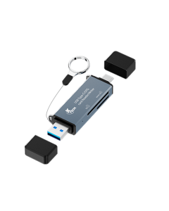 XTECH ADAPTADOR 2 EN 1 USB-C - USB 3.0 OTG LECTOR SD  XTC-580