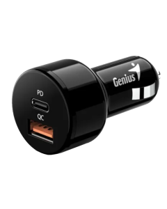 GENIUS CARGADOR DE CARRO PD-36AC-CAR 36W BLACK