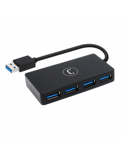 UNNO HUB DE 4 PUERTOS USB 3.0 HB1011BK