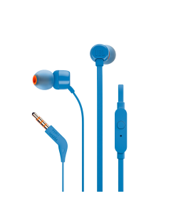 AUDIFONO JBL T110 CABLEADO AZUL