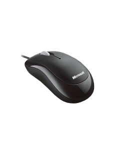 MICROSOFT MOUSE BASICO NEGRO CON CABLE