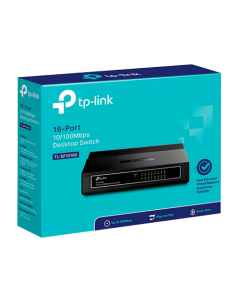 TP-LINK SWITCH SF1016D DE 16 PUERTOS 10 100 DESKTO
