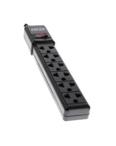 FORZA PS-001B REGLETA DE 6 TOMAS Y CORTO CIRCUITO