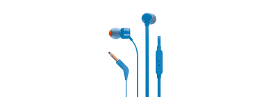 AUDIFONO JBL T110 CABLEADO AZUL