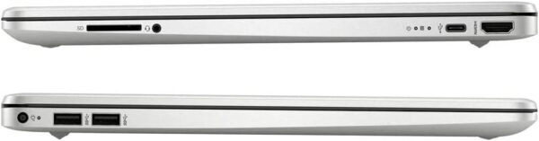 HP 15-EF000 AMD Ryzen™ 5 5500U 256GB SSD 12GB 15.6" (1920x1080) WIN11 NATURAL SILVER  (NUEVA)