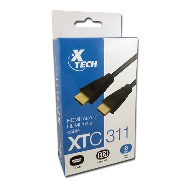 5c23a0d67dfd2441465636 XTECH CABLE HDMI XTC-311 1.8MTS MACHO MACHO